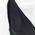 Ann Taylor Women's Black Spaghetti Strap Silk V-neck midi Size 6P Dress - Article Consignment