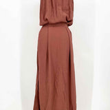 Eileen Fisher Women's clay Maxi Lagenlook Size XL Dress - Article Consignment