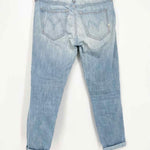 Mother Women's Blue Skinny Denim Low-Rise Size 24/0 Jeans - Article Consignment