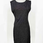 alice+olivia Women's Black Sleeveless Sparkle Size L Dress - Article Consignment