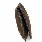Brown Flap Stitched Clutch - Article Consignment