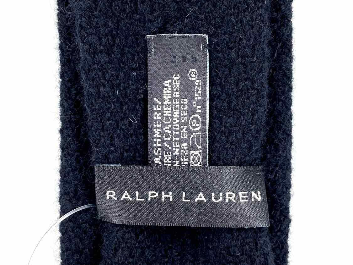 Ralph Lauren-Black Cashmere Black Necktie - Article Consignment