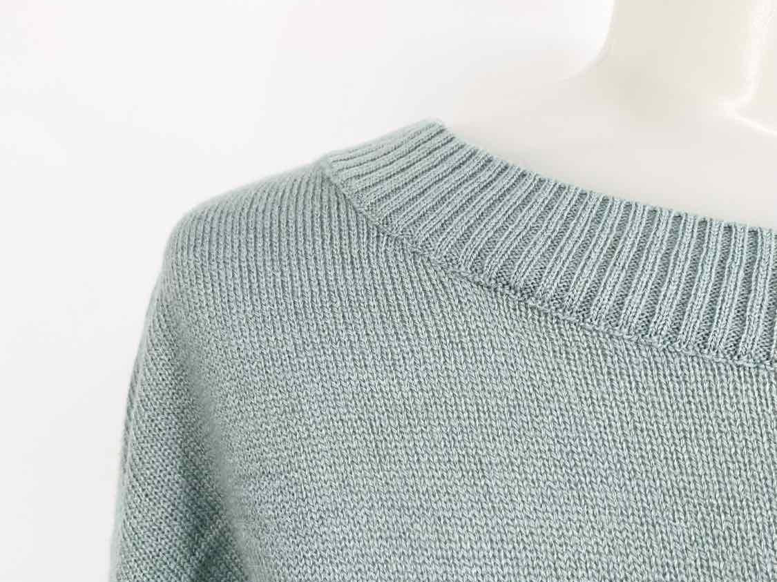 G by Giuliana R Aqua Women's Pullover Acrylic Knit High Low Size S Sweater - Article Consignment