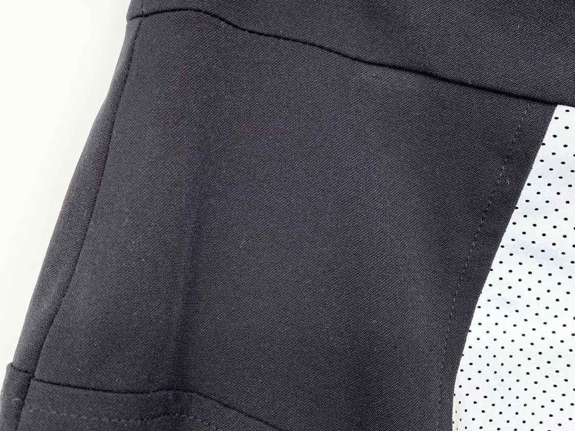 Milly of New York Women's Black/Silver pencil Perforated Size 12 Skirt - Article Consignment