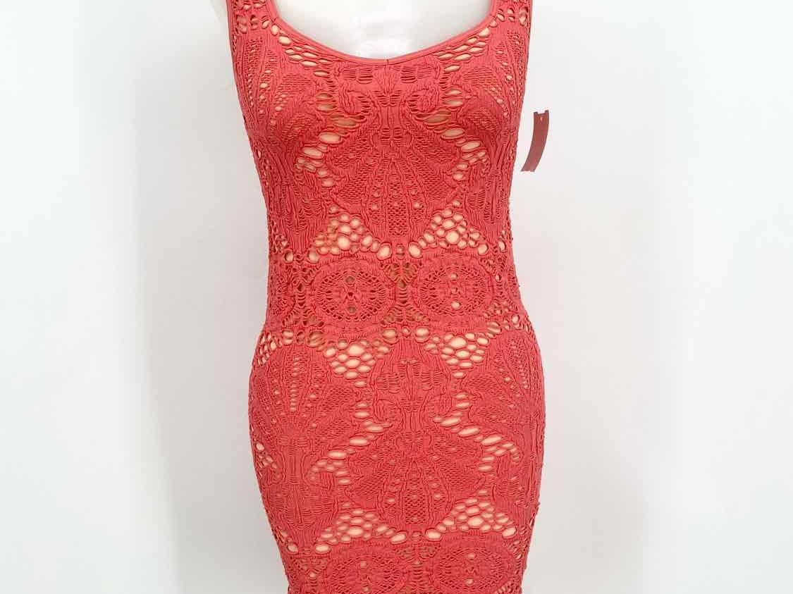 Free People Women's Coral Tank Lace Cut Size M/L Dress - Article Consignment