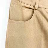 ST. JOHN Women's Khaki Straight Size 10 Jeans - Article Consignment