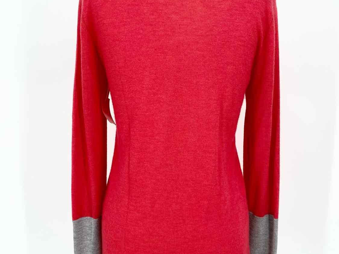 SCOOP NYC Women's Red Pullover Cashmere Knit Size M Sweater - Article Consignment