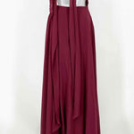 Dear Cleo, Women's Burgundy Sleeveless Formal Size 4 Gown - Article Consignment