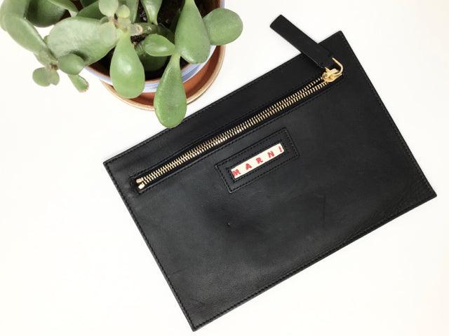 MARNI Black Trunk Show Clutch - Article Consignment