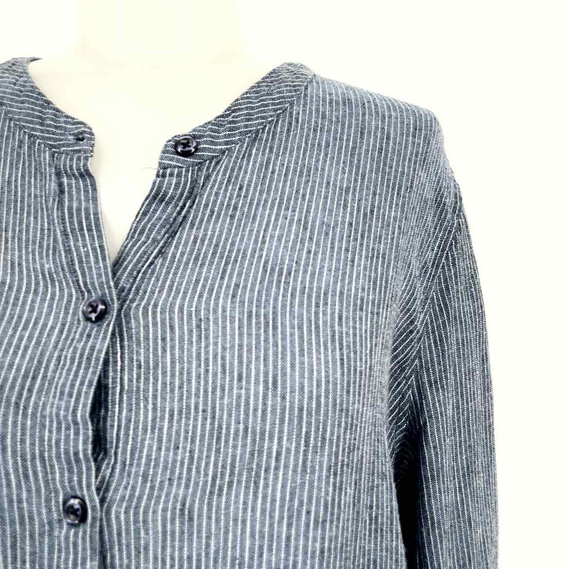 Rails Women's Blue/White Drop Waist Stripe Size M Dress