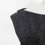 Theory Women's Charcoal sheath Wool Size 4 Dress - Article Consignment