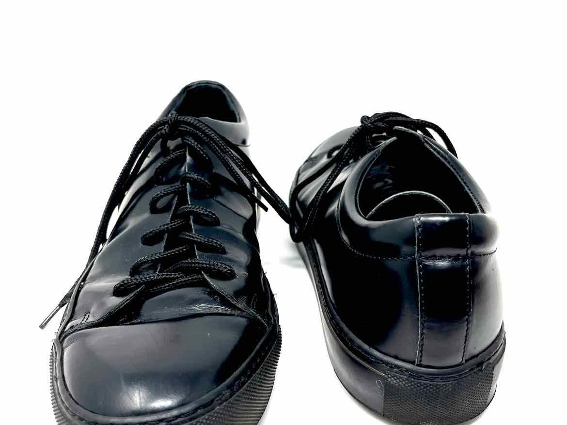 Acne Studios Women's Black Lace-up Patent Leather Size 43/12 Sneakers - Article Consignment
