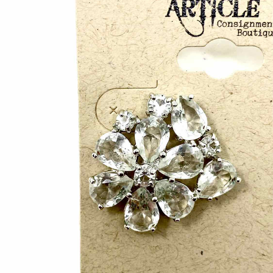 Kate Spade Clear Stud Flower Crystal Earrings