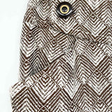 Tory Burch Women's Brown/Ivory pencil Diamond Print Professional Size 6 Skirt - Article Consignment