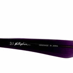3.1 Phillip Lim Plastic Purple Round Sunglasses - Article Consignment