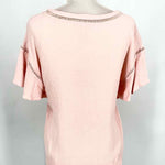 Rebecca Taylor Size 4 Pink Short Sleeve Top - Article Consignment