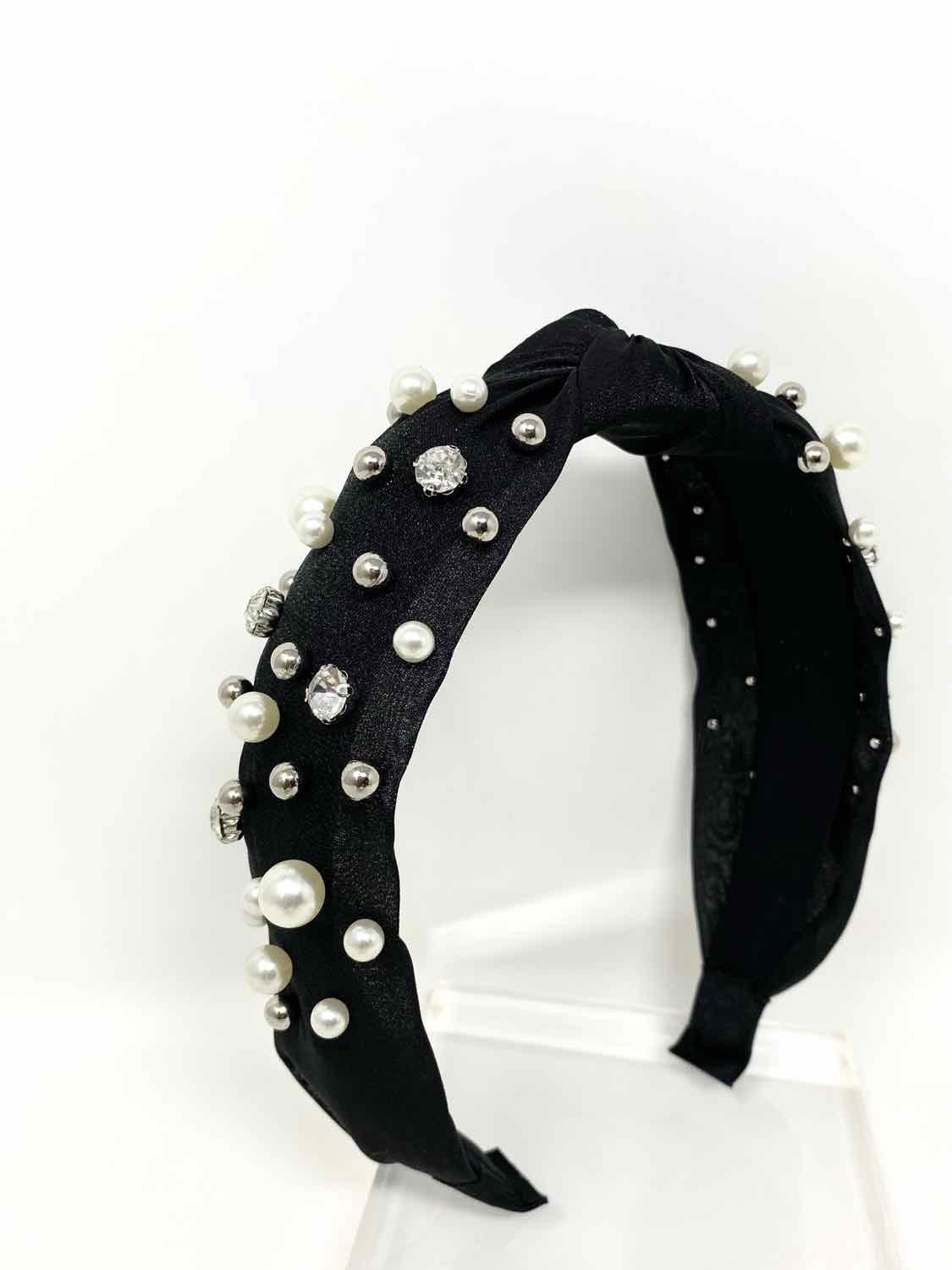 NoLLia Black embellished Headband - Article Consignment