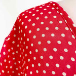 Boden Size 20 Pink/White Button Up Polka Dot Long Sleeve - Article Consignment