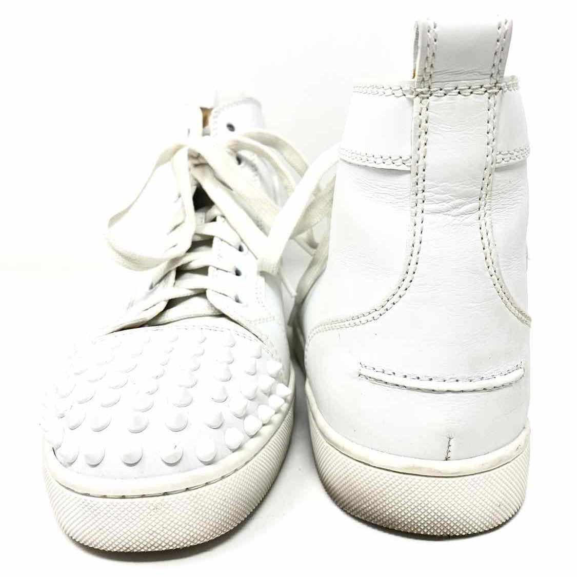 Christian Louboutin Men's White High-Top Shoe Size 40.5/7.5 Sneakers