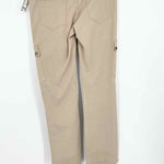 Burberry Women's Tan Size 12 Straight Utility Trousers - Article Consignment