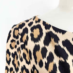 Kate Spade Women's Brown/Black Fit & Flare Animal Print Size 6 Dress - Article Consignment
