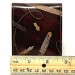 Gary's Leather Cognac Patent Leather Coin Purse - Article Consignment