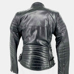 BLK DNM Size XS Black Leather Moto Jacket - Article Consignment
