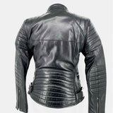 BLK DNM Size XS Black Leather Moto Jacket - Article Consignment