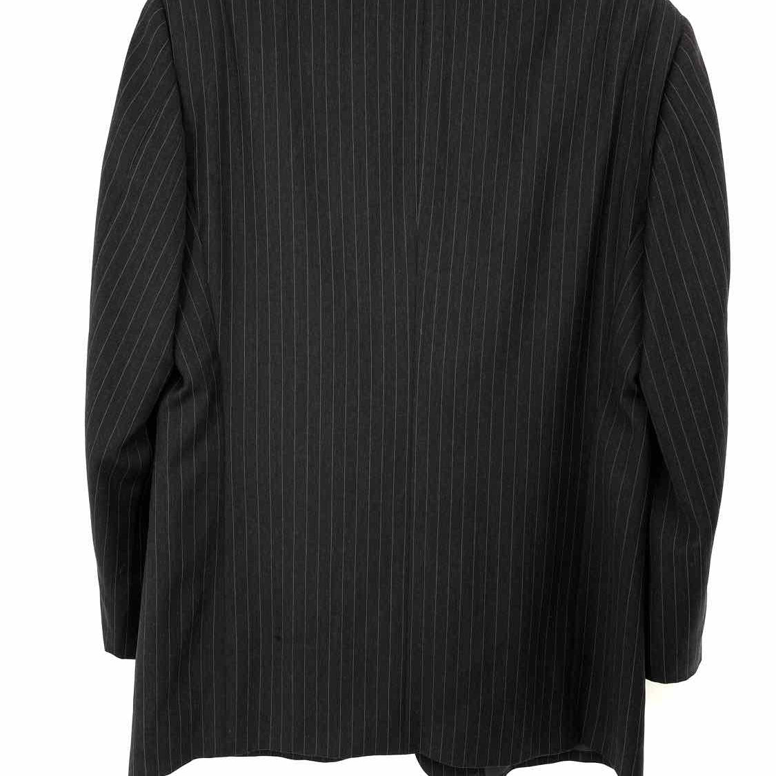 Armani Collezioni Men's Charcoal Pinstripe 44L Sport coat