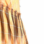 AKEMI + KIN Size M Peach Sleeveless Plaid Dress - Article Consignment