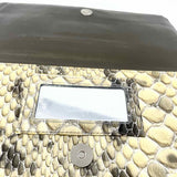 Cole Haan Taupe Envelope Snake Clutch - Article Consignment