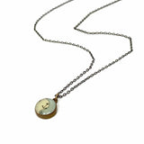 Chart Metal Mint green Round Necklace - Article Consignment
