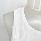 Lululemon Women's White Tank Layered Size 4 Sleeveless - Article Consignment
