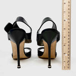Manolo Blahnik Shoe Size 40/10 Black Rivets Sandals - Article Consignment