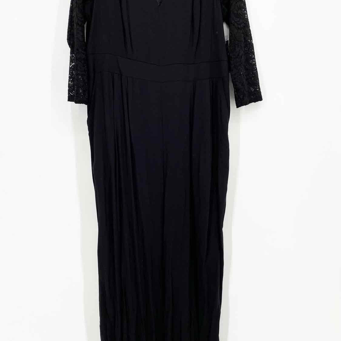 Torrid Women's Black Flowy Lace Date Night Size 2 Jump Suit - Article Consignment