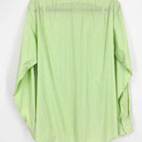 RalphLauren-BLACK Men's Lime Green Stripe Size M Long Sleeve Shirt - Article Consignment