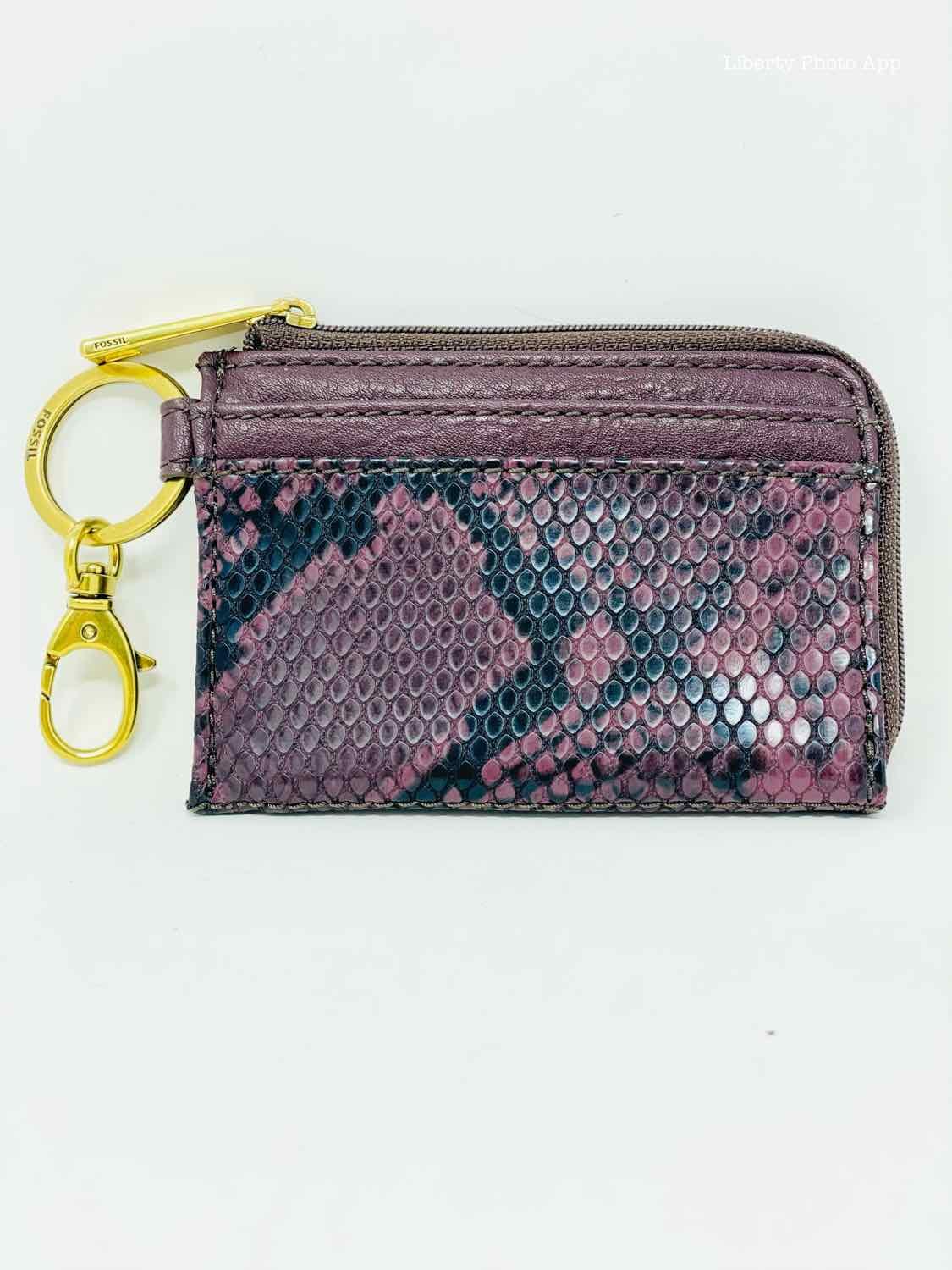 Fossil Purple Snake Wallet - Article Consignment