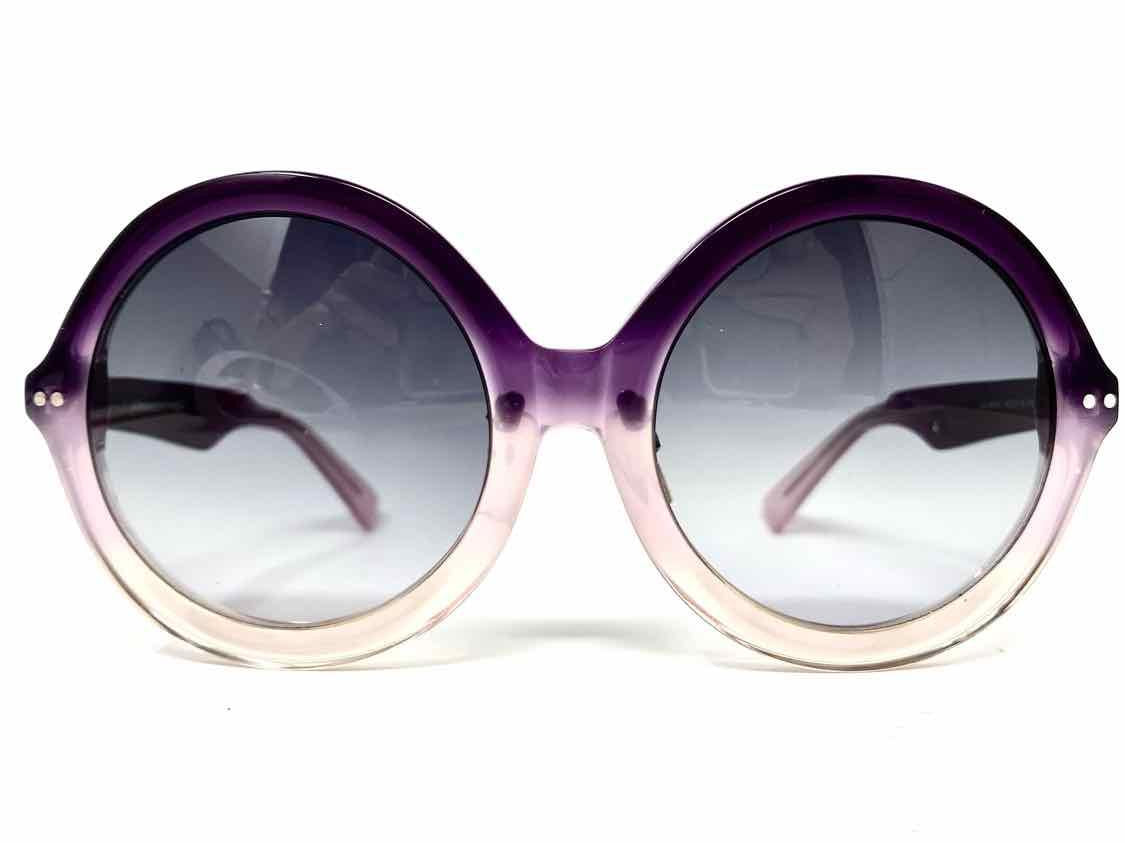 3.1 Phillip Lim Plastic Purple Round Sunglasses - Article Consignment
