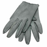 Women's Gray Leather gloves - Article Consignment