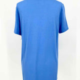 Eileen Fisher Women's Blue T-shirt Jersey Lagenlook Size S Short Sleeve Top - Article Consignment
