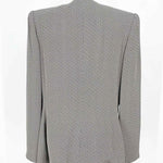 gai mattiolo Women's black/white Dots Size 16 Viscose Blend Skirt Suit - Article Consignment