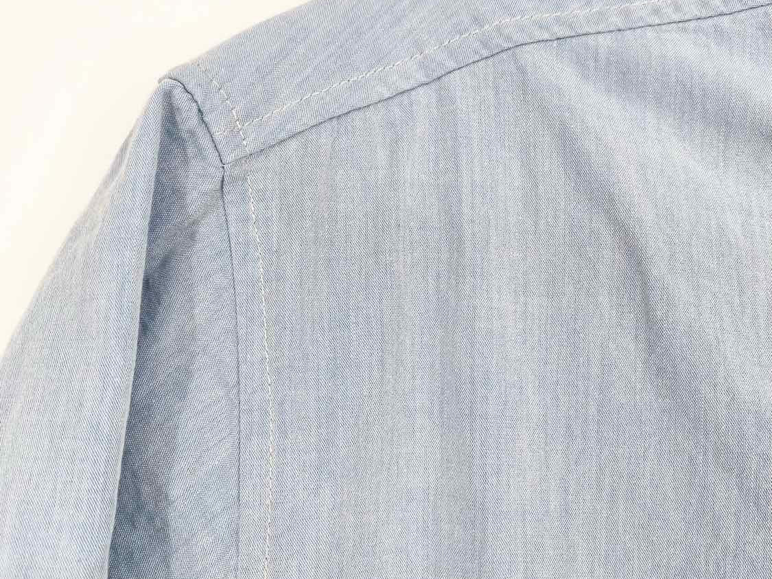 RAWGANIQUE Men's Light Blue Size L Short Sleeve Shirt - Article Consignment