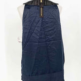 BCBG Max Azria Women's Navy Tank Silk Embellished Size M Sleeveless - Article Consignment