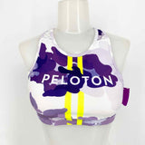 WITH Women's Purple Print Floral Size S Sports Bra - Article Consignment