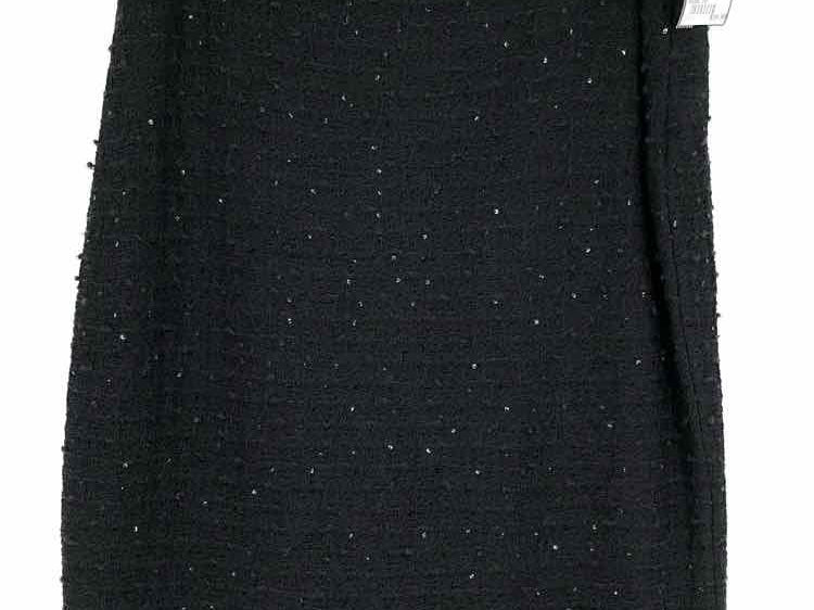 ST. JOHN COUTURE Size 10 Black Tweed pencil Skirt - Article Consignment