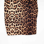 NASTY GAL Women's Black/Beige mini Animal Print Size 0 Skirt - Article Consignment