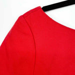maeve Women's Red Shift Bow Date Night Size 10 Dress - Article Consignment