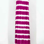 Calvin Klein Women's Fuschia/White Maxi Stripe Spring Size 10 Dress - Article Consignment