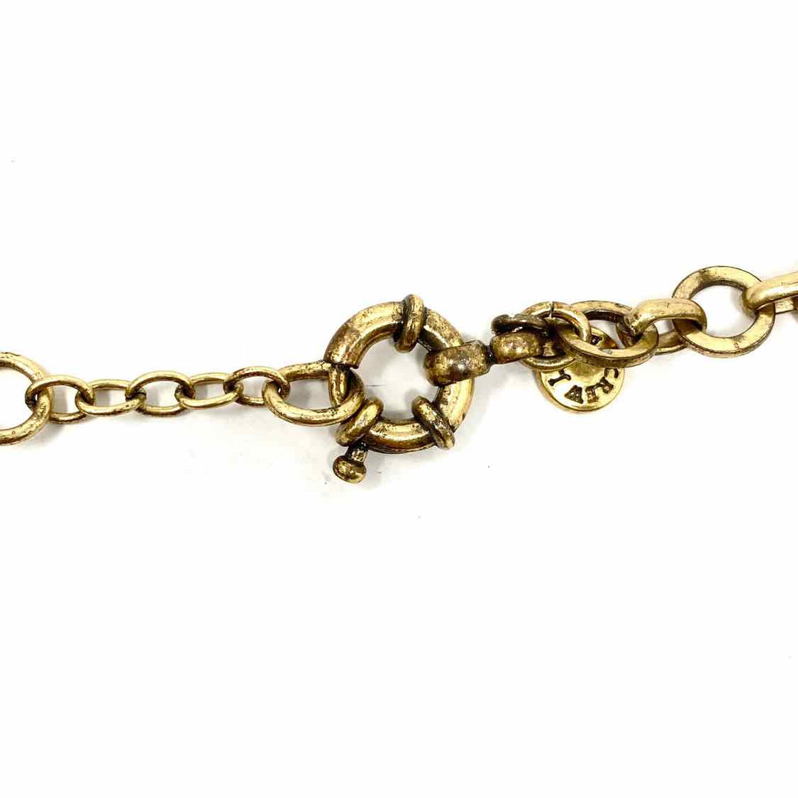 J Crew Brass Cubic Zirconia Necklace