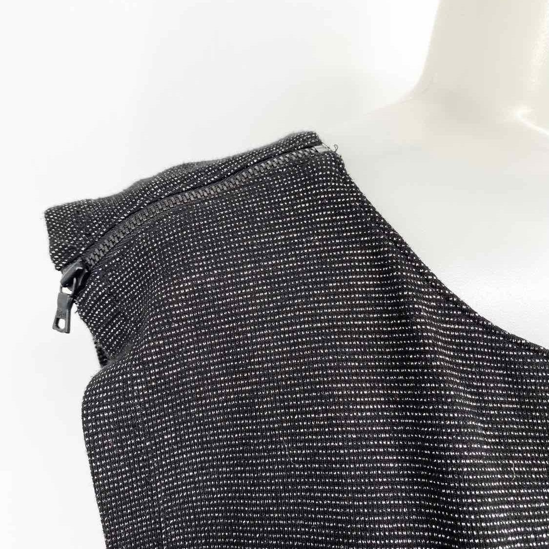 alice+olivia Women's Black Sleeveless Sparkle Size L Dress - Article Consignment